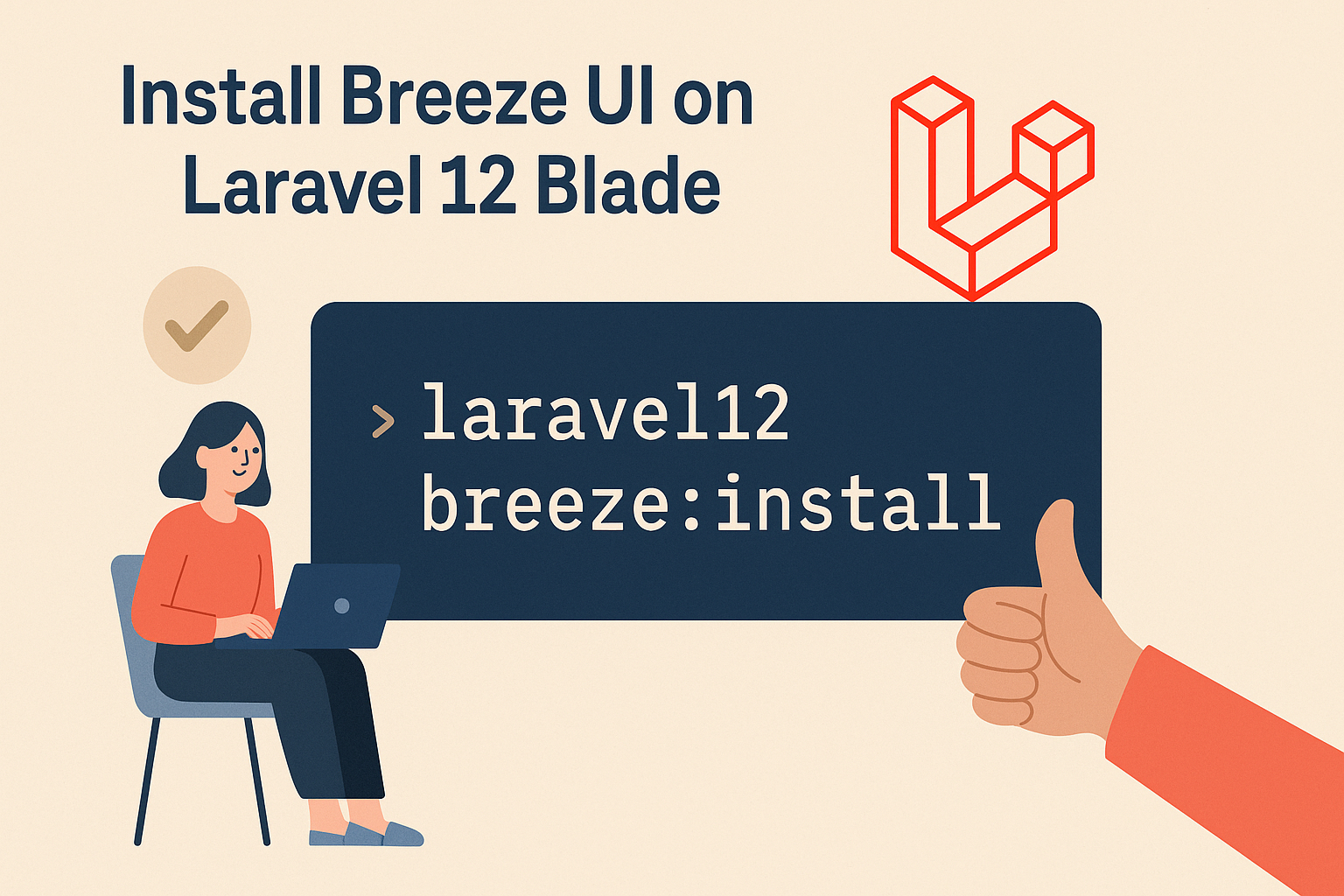 Install UI Breeze dengan Laravel 12 Blade #2